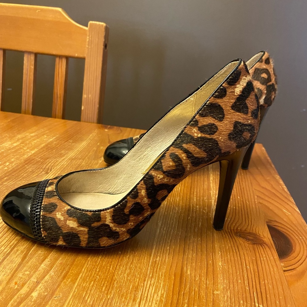 Michael Kors leopard print heels